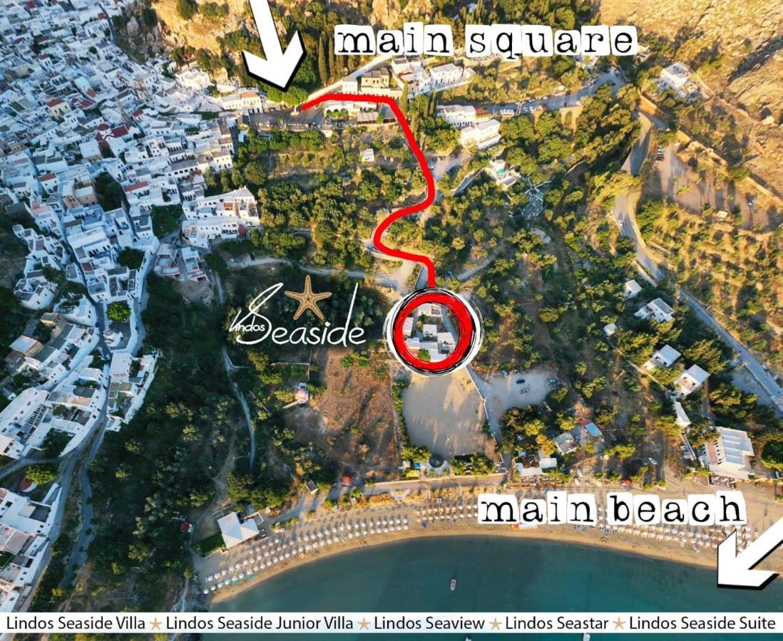 Lindos Seaside Villa Buitenkant foto